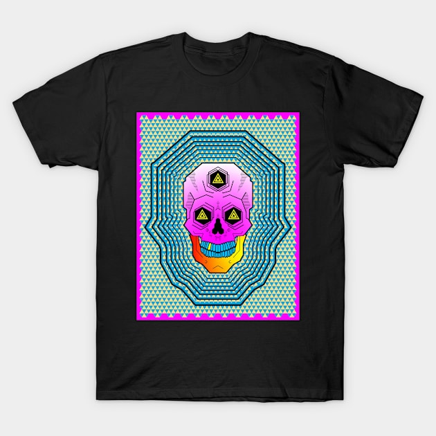 HypnoSkull T-Shirt by simokava